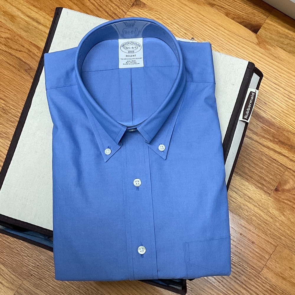 Brooks Brothers Classic Blue Button-Down Shirt